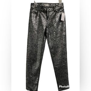 NWT Time and Tru Metallic Jeans Sz 2